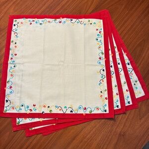 Fiesta Brand Cloth Holiday Napkins